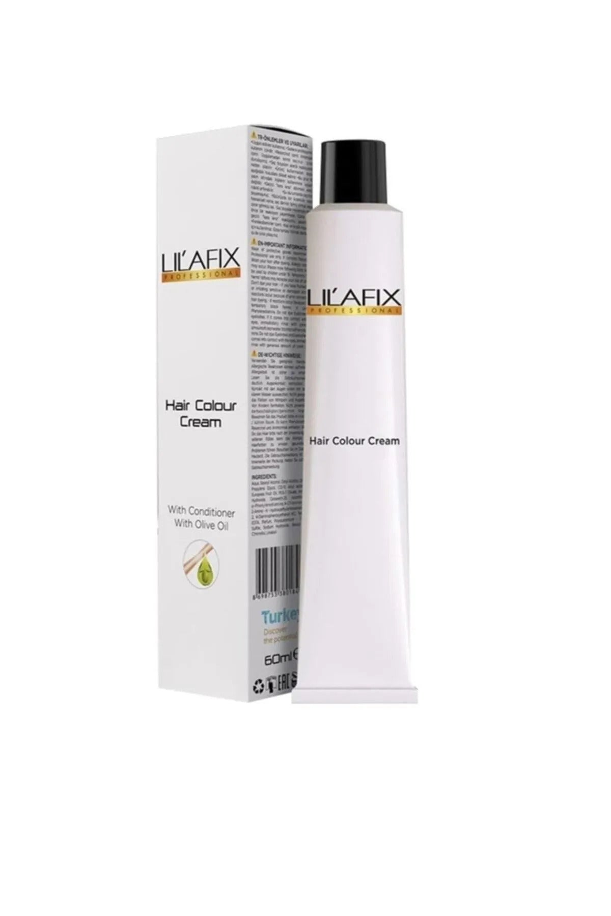 LIL'AFIX 2’li 4/6 Kestane Kızıl Profesyonel Saç Boya Kremi 60 ml + 2'li %6 (20)Oksidan Krem Seti
